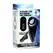 XR Brands Silicone Black Vibrating Ring System with Wireless Control