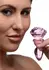 Blush Novelties Pink Rose stakleni čep mali - borosilikatni, elegantni dizajn