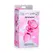 Blush Novelties Pink Rose stakleni čep srednji - borosilikatni, dekorativni