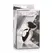 Black Heart Large Metal Plug - Weighted Aluminum, Black Finish