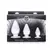 XR Brands Triple Cones Analni Čepovi Set 3 Veličine Prozirni TPE