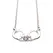 Master Series Cuff Her Necklace - Zinc Alloy Handcuff Pendant, Silver