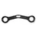 Master Series Wrist-to-Base Humbler Restraint Black Wood 20.25in
