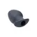 XR Brands Ass Goblet Silicone Hollow Plug Large - Ergonomic Black Model