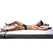 Master Series Leather Bed Restraint System - Adjustable Black Set