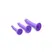 Tri-Play Silicone 3-Piece Set Purple - Flexible Suction Base Kit