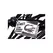 Master Series Pleteni flogger od PU koze Crni, duga drska 34 in
