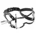Master Series Ratchet Jennings Mouth Gag with Adjustable Strap, Black Coating