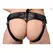 Strict Leather Corset-Back Adjustable Intimate Harness Black 43