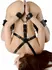 XR Brands Easy Access Bedreni Sling sa Podesivim Lisicama za Zglob Crni