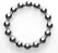 Meridian Stainless Steel Intimate Ring with Beads M/L