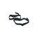 Frisky Tipping The Velvet Adjustable Intimate Spreader Straps Black