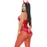 Allure Heat It Up Costume S/M - Vinyl Lace-Up Bodysuit & Horns Set
