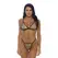 Forplay Sea Gold Bikini Set M Elegantni Zlatni Kupaći Kostim sa Rhinestone Kamenčićima