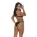 Forplay Sea Gold Bikini Set M Elegantni Zlatni Kupaći Kostim sa Rhinestone Kamenčićima