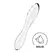 Dazzling Crystal 1 Transparent Glass Intimate Massager by You2Toys