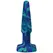 A-Play Groovy Silicone Anal Plug 10cm Ocean - Multi-Color, Health-Grade
