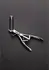 Shots Matthieu 3-Prong Steel Rectal Dilator with Adjustable Locking System