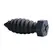 Tom of Finland Screw U Silicone Plug Large Black Collector Edition