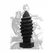 Tom of Finland Screw U Silicone Plug Large Black Collector Edition
