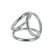 Master Series Triad Chamber Metal Chastity System Medium Size