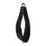 BDSM Kožne Potporne Petlje 60cm, Podstavljene, Podesive, Crne, Metalni D-Prstenovi