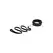 Stockroom Isabella Sinclaire Leather Collar & Leash Adjustable Black