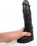 Hung System Mickey Intimni Model sa Usisnom Bazom 24 cm Crni
