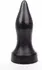 Hung System Patrol Model 23 cm Black Anal Plug with Suction Base
