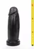 Hung System Schlong Black Plug 28 cm - Large Intimate Insertable Model