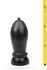 Hung System Rolling Intimni Čep 24cm Crni Veliki Prečnik 9.7cm
