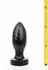 Hung System Bumfun Large Plug Black 23 cm - Suction Base Intimate Model
