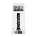 Domestic Partner Rocket Launcher Black Anal Plug Soft Rubber 18 cm