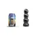 Domestic Partner Bubble Butt Bullet Black Anal Plug, Soft Rubber, 3-Step Shape