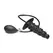 XR Brands Ass Puffer Nubbed Inflatable Silicone Plug Crni