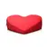 Sportsheets Love Heart Positioning Pillow Red High-Density Foam 35x31cm