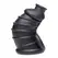 Dark Chamber Silicone Chastity Cage Flexible Anatomical Black