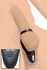 XR Brands Master Series Silicone Ring with Vibrating Base Black