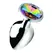 Rainbow Prism Large Gem Plug - Aluminum, Colorful Crystal Base