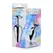 XR Brands Heart-Shaped Prism Anal Plug Large Rainbow Aluminum