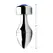 Blue Gemstone Small Aluminum Plug by XR Brands - Weighted, Silver Finish