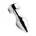 Satisfyer Blue Gemstone Aluminum Intimate Plug Medium Weighted Base