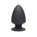 XR Brands Squeezable Intimate Plug Small Thermo-Reactive Black