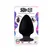 XR Brands Squeezable Plug Large - Flexible Silicone, Thermo-Reactive