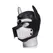 XR Brands Neoprene Puppy Mask Flexible Ears Black Universal Size