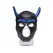 XR Brands Neoprene Puppy Hood Flexible Ears Black Mask