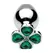 XR Brands Lucky Clover Metalni Intimni Čep Srednji Srebrni Dragulj