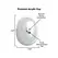 XR Brands Acrylic Anatomical Intimate Pump with Small Cup Attachment