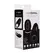 XR Brands Vibrating Ring with Remote Control, Black, Adjustable Silicone