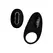 XR Brands Vibrating Ring with Remote Control, Black, Adjustable Silicone